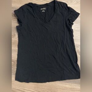 Universal Thread Black Fitted Short Sleeve Tee